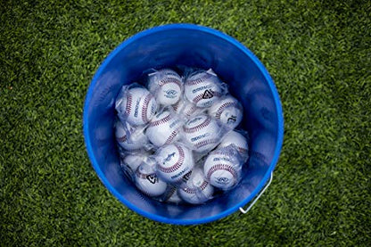 Rawlings | Ultimate Practice Baseballs | Youth/High School/College | Added Lifespan + Weather Resistant | Dozen & Bucket Options - color: White - Youth/Bucket of 30, size: Bucket of 30