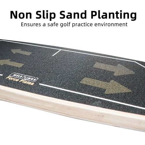 Golf Pressure Plate, Golf Training Aid for Indoor Practice, Weight Shift Balance Board - Golf Swing Trainer & Golf Speed Trainer, Golf Training Equipment - Strength & Tempo for Chipping Hitting