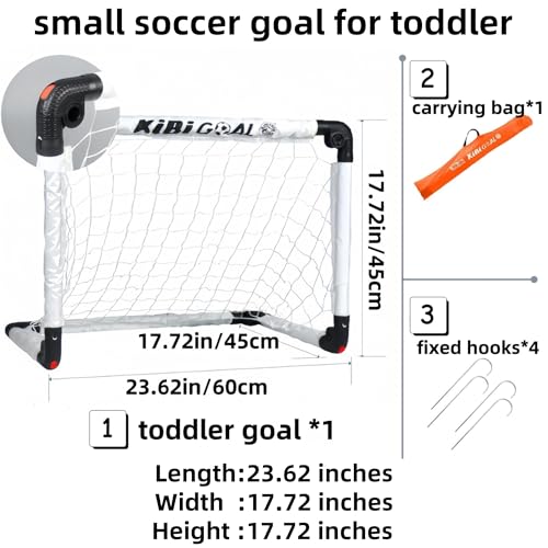 Soccer Goal, Small Foldable Goal for Kids, Kids Goals for The Backyard/Indoor/Outdoor, Mini Soccer Toys Gifts for Children