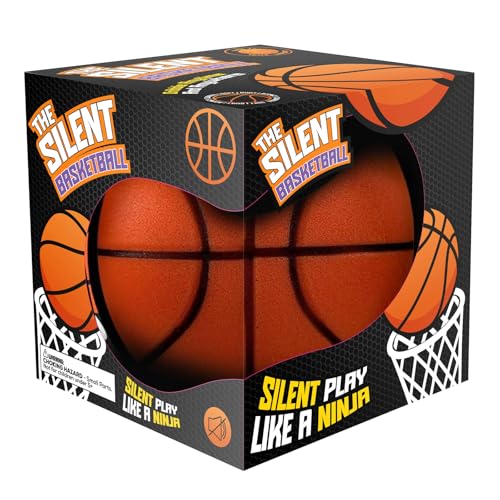 Pelidox Silent Basketball – Not Vacuum Shipped - 2025 Upgraded Airless Soft Foam Ball Soundless for Quiet Dribbling and Indoor Training – Real Feel Higher Bounce No Noise