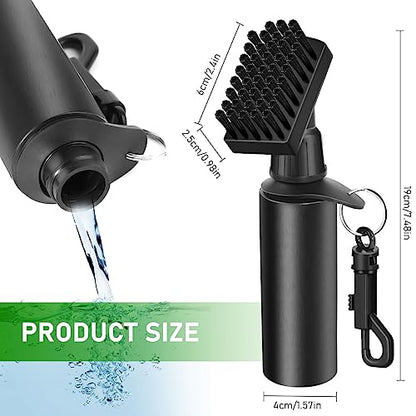 WXJ13 2 PCS Golf Clubs Cleaning Water Brush,Golf Club Groove Cleaner Brush with Leakproof Reservoir Tube, Squeeze Bottle