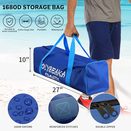 Professional Volleyball Net Set for Outdoor Fun with Adjustable Aluminum Poles, Upgraded Anti-sag Net, PU Volleyball, Boundary Line, Large Carry Bag