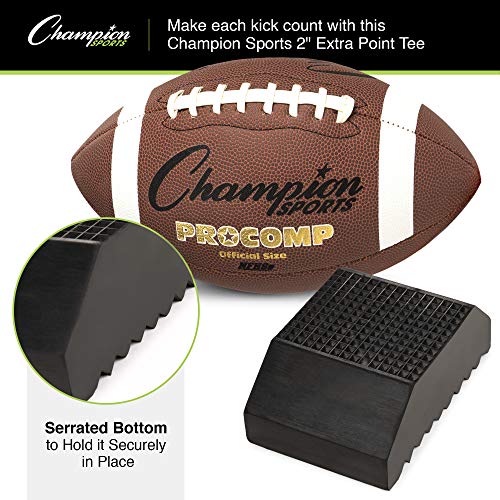 Champion Sports Football Kicking Tee – Heavy-Duty Kickoff Tee in Multiple Styles & Sizes