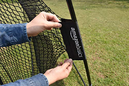 Amazon Basics Portable Golf Net, Practice Hitting Net for Indoor/Outdoor, Quick Setup, Black - style: 10' x 7'