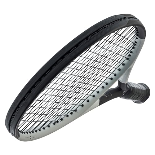 HEAD Speed MP 2024 Tennis Racquet - Strung Mid Tension with Velocity 16 Gauge