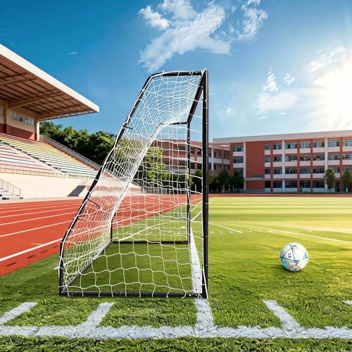 12x6 FT Soccer Goal Heavy Duty Backyard Training, Weather Resistant Powder Coated Galvanized Steel Metal Frame 1.97" Diameter Net