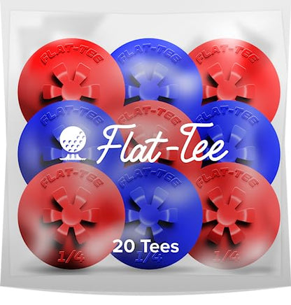 Golf Tee (Driving Ranges, Indoor/Virtual Golf Simulators, Tundra/Winter Golf, Consistent Height, USGA Conforming, Par 3 Tee, Virtually Unbreakable, Multicolor)