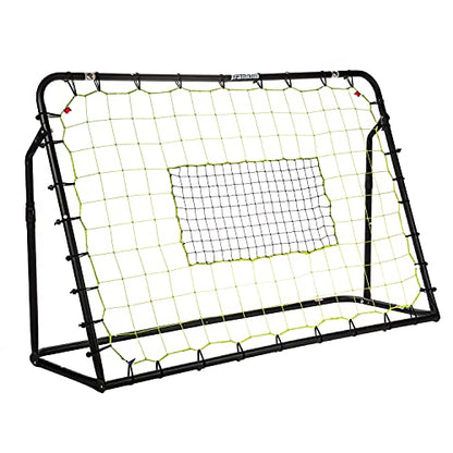 Franklin Sports Soccer Rebounder - Tournament Steel Rebounding Net - Perfect for Backyard Practice and Training - 12' x 6' & 6' x 4' - style: 6' x 4' - Black