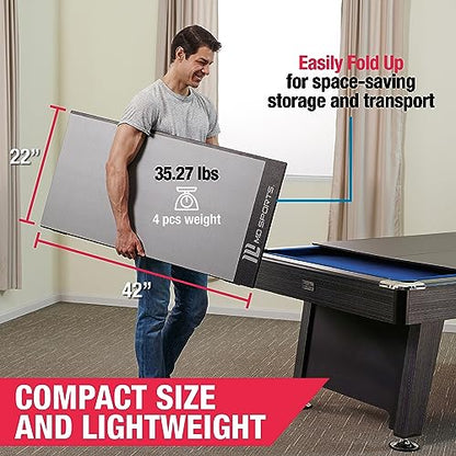 MD Sports Table Tennis Tables Multiple Styles Ping Pong Tables, Foldable for Easy Storage with Nets Included, Perfect for Family Game Rooms | Multiple Styles - style: 7 Ft. Foldable Tabletop