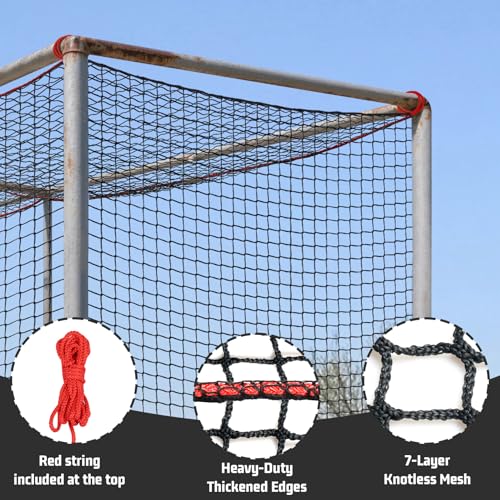 Storgem Baseball Batting Cage Net, Frame Not Include, Baseball and Softball Cage Netting with Door, Target Cloth, Heavy Duty Enclosed Hitting Cage Net for Backyard and Indoor