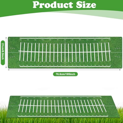 Silipull Golf Putting Mats Practice Indoor 30 x 8.27 Inch Golf Putting Practice Training Aid Alignment Track Green Mat Exercise Putter Training Supplies - color: Green