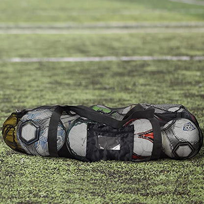 Athllete Extra-Large Heavy-Duty Soccer Ball Bag (34” X 24”) with Shoulder Strap, Basketball Duffel Bag, Mesh Bags with Drawstrings, Heavy Duty Ball Bag, Ball Bags, Dive Bag, Sports Equipment Bag