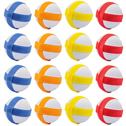GoSports Chip N' Stick Replacement Sticky Golf Balls with Tote Bag - 16 Pack