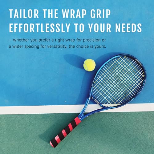 CATTONGUE GRIPS Sports Grip Tape Wrap - Wide Super Grippy Wrap - Anti-Slip Tape for Golf Clubs, Pull Up Bars, Baseball Bats, Lacrosse Sticks, Hockey Sticks, Pickleball Paddles & More
