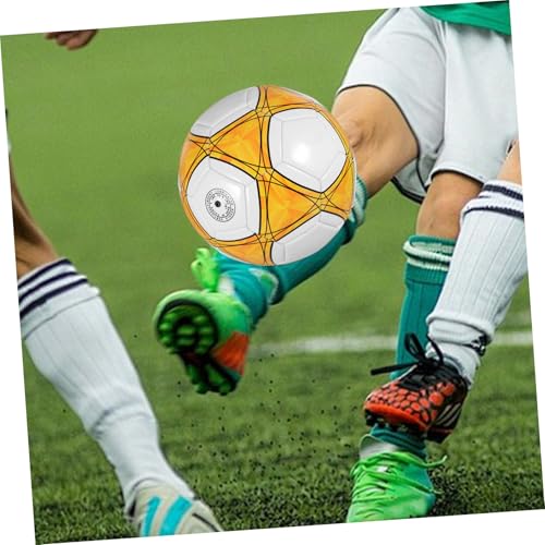 Abaodam Size 5 Soccer Ball Machine Stitched PVC Training Ball for Boys and Girls and Adults Sturdy Outdoor Soccer Equipment for Games and Practice 1 Piece