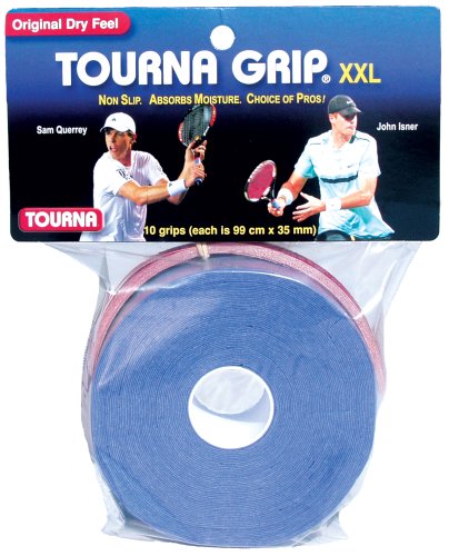 TOURNA Grip XXL, Original Dry Feel Tennis Grips. - style: 10 Pack