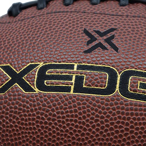 XEDGE Composite Leather Indoor/Outdoor Footballs for Training and Recreational Play Size 6,7,9