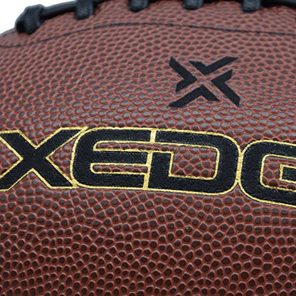 XEDGE Composite Leather Indoor/Outdoor Footballs for Training and Recreational Play Size 6,7,9
