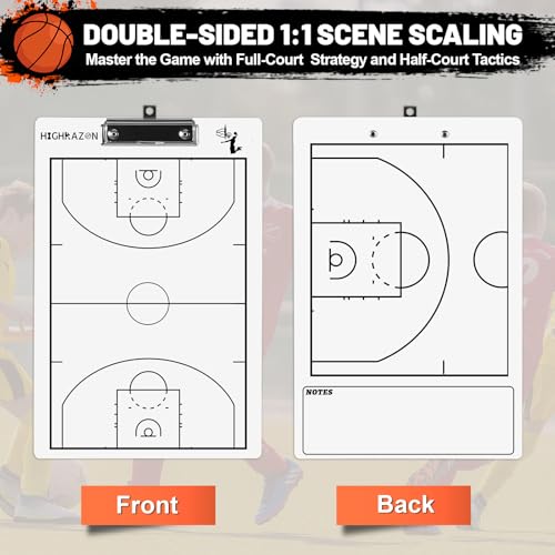 Basketball Coaches Clipboard,White Double-Sided Dry Erase Coach Clipboard, Basketball Whiteboard for Coaches, White Board with Marker for Coaches Gift - style: A-white