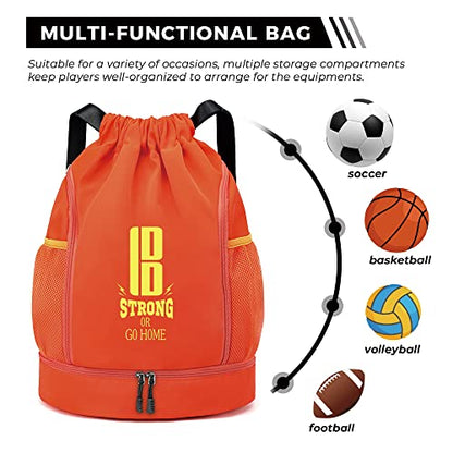 brooman Youth Soccer Bags Boys Girls Backpack for Soccer Basketball Volleyball & Football with Ball Compartment