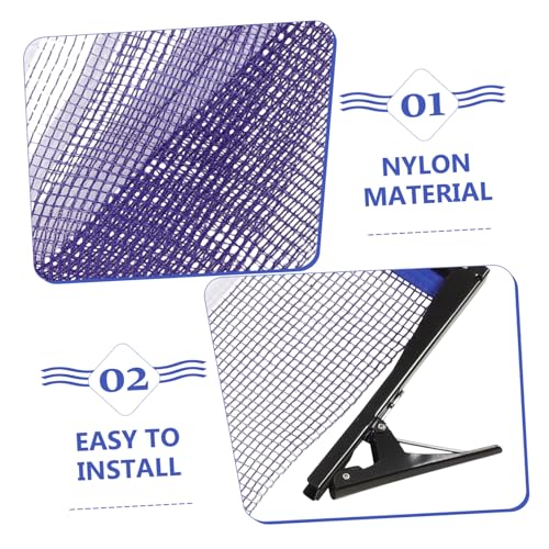 1set Portable Table Tennis Net with Rack for Use Easy Setup Design for Teens and Fun