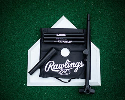 Rawlings | YOUTH TRIPOD TRAVEL Batting Tee | Collapsible | Adjustable Height 18"-26" - size: One Size