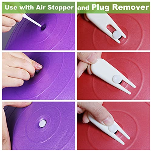Hand Air Pump,Two-Way Hand Yoga Ball Pump, 9 Inch Double Action Hand Pump Inflator for Exercise Balls, Swimming Ring,Balloons and Inflatable Balls