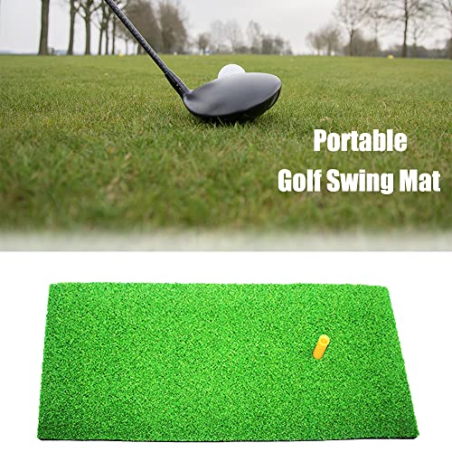 Golf Mat| Artificial Turf, Foam Bottom Golf Hitting Mat| Outdoor and Indoor Practice Golf Mat with Rubber tee for Swing and Chipping Practice