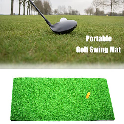 Golf Mat| Artificial Turf, Foam Bottom Golf Hitting Mat| Outdoor and Indoor Practice Golf Mat with Rubber tee for Swing and Chipping Practice