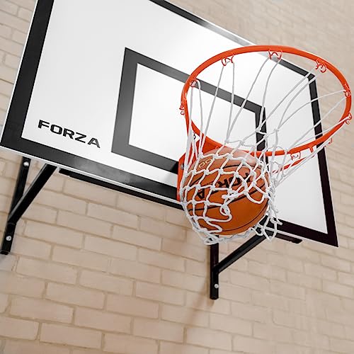 FORZA Basketball Ring - Heavy Duty Steel | NBA Size Regulation | EU Rim or Standard Rim - size: Single, style: EU Rim