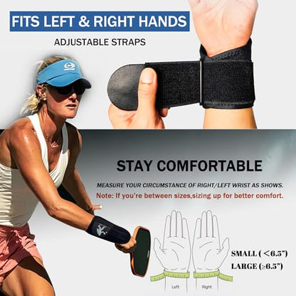 Pickleball Dink Train Wrist Brace - Wrist Support Training Aid for Men and Women, Reduces Fatigue & Improves Accuracy