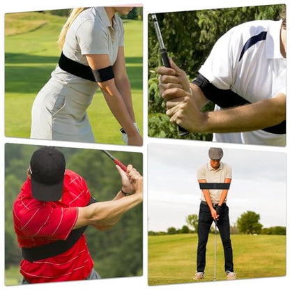2 PCS Golf Training Aid, Swing Correction Arm Band,Golf Training Aid not Easily Sliding Down Arm,for Swing Correcting, Unisex