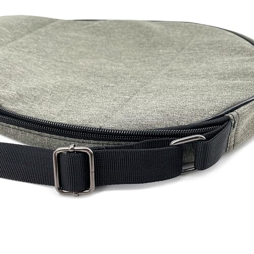 Single Tennis Racket Cover Lightweight Padded Tennis Racquet Bag - color: Grey, size: Large