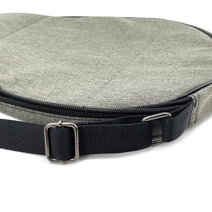 Single Tennis Racket Cover Lightweight Padded Tennis Racquet Bag - color: Grey, size: Large
