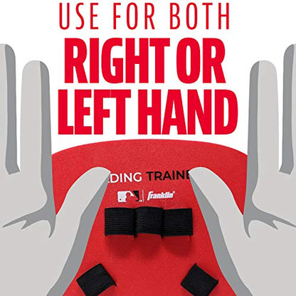 Franklin Sports MLB Fielding Trainer - PE Foam - Training - Infield - Field - Left + Right Hand - Baseball + Softball + Tee Ball