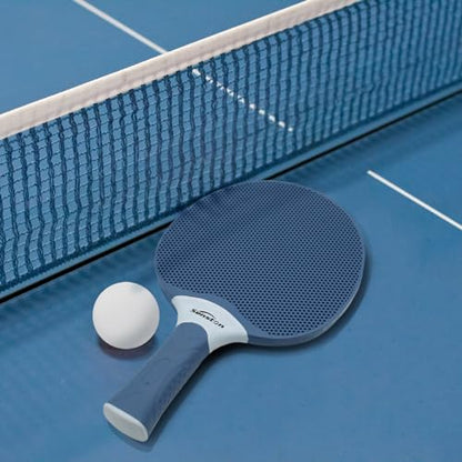Senston Table Tennis Rackets Set, Professional Table Tennis Racket with 3 Balls, Composite Rubber Ping Pong Paddle Set - color: Indigo