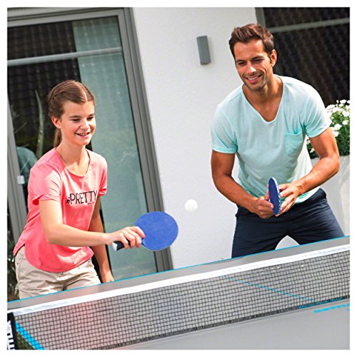 Kettler HALO 5.0 Indoor/Outdoor Table Tennis Bundle: 2 Player Set (2 Rackets/Paddles and 3 Balls) - style: Contemporary
