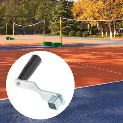 Vaveren Tensioner Handle Accessory Replacement, Easy Installation Tensioning Device Handle Hand Crank for Volleyball Pole Driveway