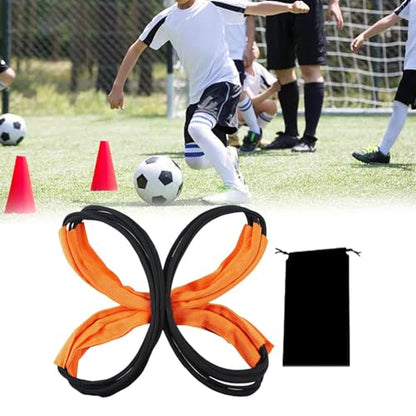 Agility Ladder Soccer Agility Ladder Football Footwork Ladder Speed Training Equipment Foldable Nylon Suitable for Training HOM, 9.6m