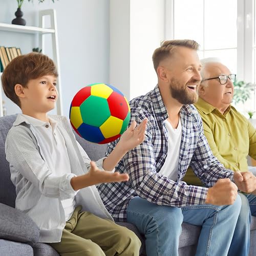 SZCXTOP Indoor Soccer Ball Size 4, Soft Low-Noise House Soccer Ball for Kids Teens