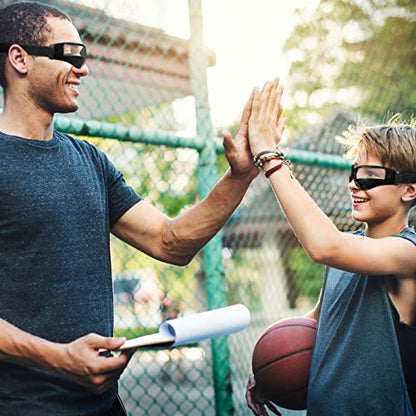 Weewooday Basketball Dribbling Goggles Basketball Training Goggle Dribble Specs Goggle for Team Training Aid Sport Equipment