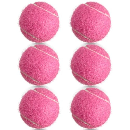 6 Pack Practice Tennis Balls - Long Lasting for Tennis Beginners, Tennis Training Balls, Dog Fetch Toys