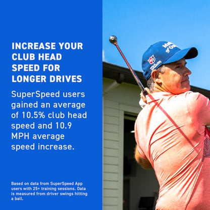 SuperSpeed Golf Speed Sticks Pro | New 2025 Model | Swing Speed Training System Used by Padraig Harrington | Gain Speed and Distance | App Training Protocols