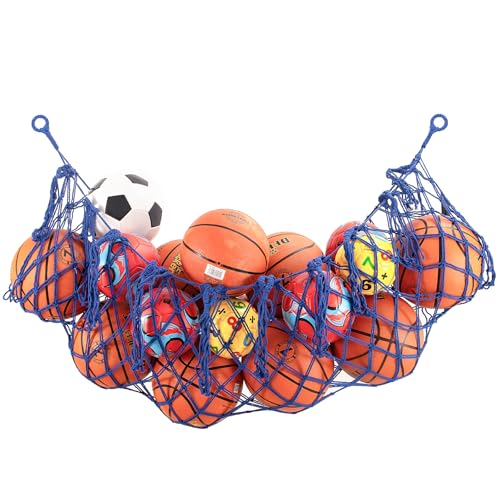 Ball Storage Net,Organizer Net for Basketball,Volleyball,Football,Sport Equipment Storage Hanging Hammock,Garage Ball Storage Net,Sports Ball Storage,Toy Net.
