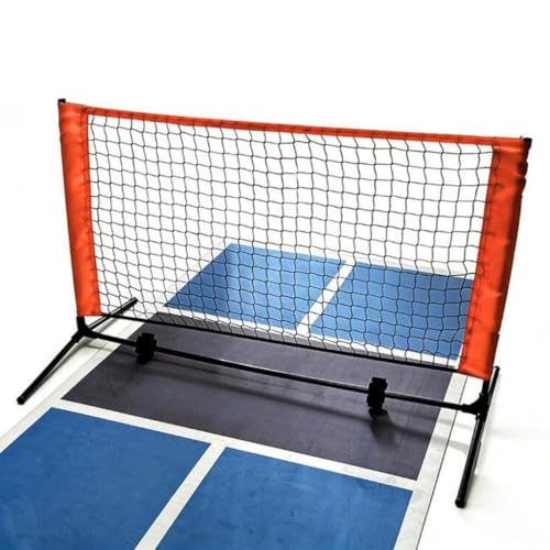Mini Pickleball Net Easy Setup Detachable Pickleball Equipment with Sturdy Frame for Driveway Backyard Portable Sports Net