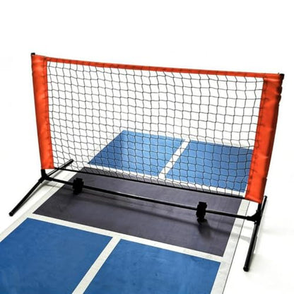 Mini Pickleball Net Easy Setup Detachable Pickleball Equipment with Sturdy Frame for Driveway Backyard Portable Sports Net