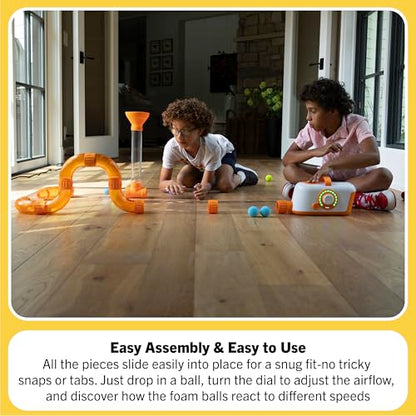 Fat Brain Toys The Original Air Toobz, Air-Powered STEM Building Toys for Kids & Teens, Kids Building Toys, STEM Toys for 3+ Year Old