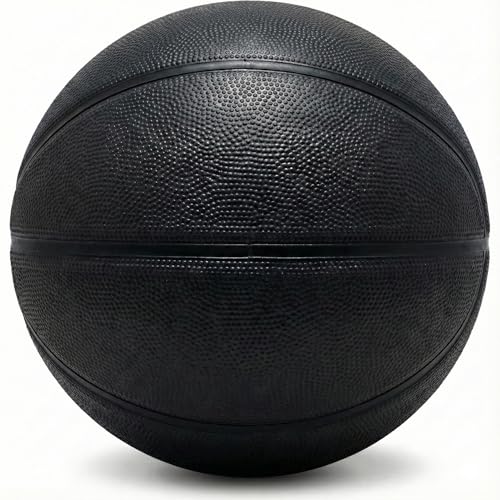 AND1 Xcelerate Rubber Basketball: Official Regulation Streetball, Made for Indoor/Outdoor Games - color: Black Classic, style: Basketball