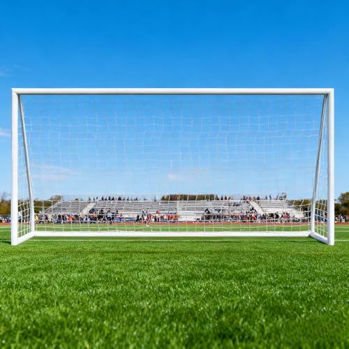 HomGarden Portable Soccer Goal for Backyard,12x6 / 10x6.5 / 8x5ft /6x4 Full Size Soccer Goals for Kids Adults Soccer Net Backyard Soccer Goals - size: 12×6 ft