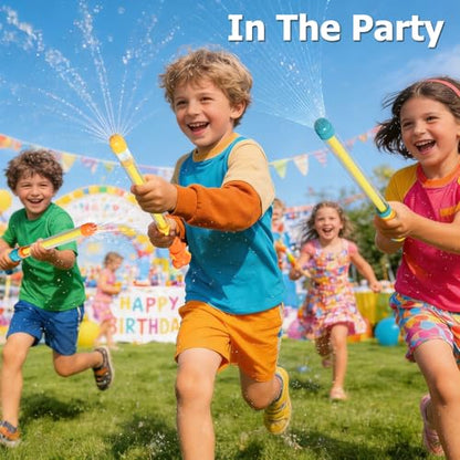 Dsmile 3 Pcs Firework-Shaped Spray Water Gun for Kids,Squirt Gun Umbrella-Shaped Spray for Swimming Pool Beach Summer Outdoor Water Party Games - style: Fireworks nozzle(Dinosaur)*3
